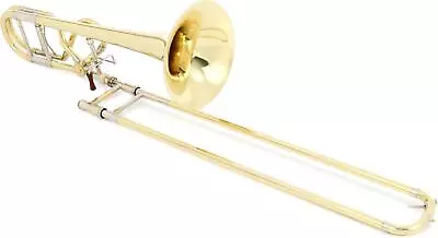 Bach Artisan A42X Professional Trombone - F Attachment - X Wrap - Clear Lacquer • $5829