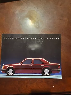 Mercedes Benz 1992 500E Brochure • $10