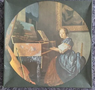 Vintage Waddington’s Vermeer Lady Seated At Virginal Circular Jigsaw Puzzle 500  • £8