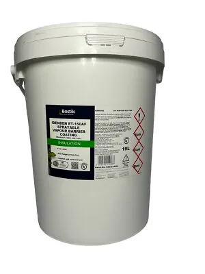 Bostik Idenden Sprayable Vapour Barrier Coating & Asbestos Encapsulant Paint 19L • £75.99
