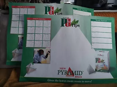 £3 • Buy Brooke Bond PG TIPS Desk Jotter /poster /wallchart Pages X 2. LAST ONES.