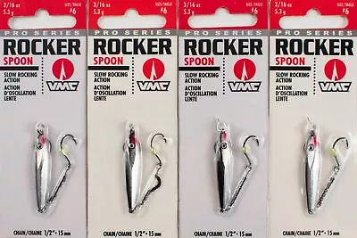 (lot Of 4) Vmc Pro Series Rocker Spoon 3/16oz Rks316sh Shiner L8136 • $0.99