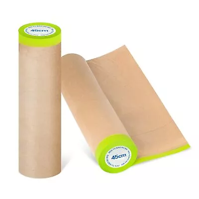 Pre-Taped Masking Paper For Painting 18  X 50' Automotive Paint Masking Pape... • $23.80