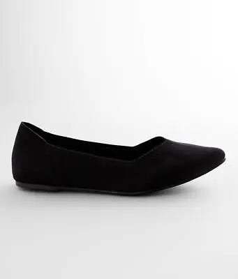 Mia Womens Kerri Knit Slip On Pointed Toe Ballet Flats Shoes QI00011 • $26.95