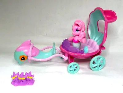 My Little Pony My Little Ponyville Mermaid Dolphin Carriage Siren Hasbro • £29.71