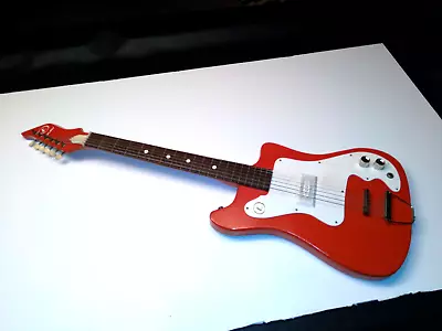 1965 Kay K-310 Red Vintage Electric Guitar USA Rare • $425