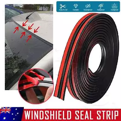 4M Car Windshield Sunroof Rear Window Roof Edge Rubber Seal Strip Protector DIY • $8.29
