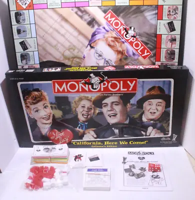 I Love Lucy California Here We Come MONOPOLY Board Game Hasbro 2005 • $39.99