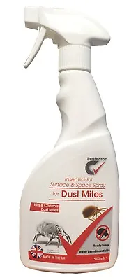 £7.50 • Buy Protector C Insecticidal Surface And Space Spray For Dust Mites 500ml 