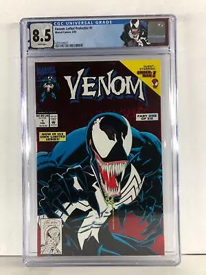 Venom Lethal Protector 1 - 1st Venom Solo Title - Custom Label - CGC Graded 8.5 • $54.99