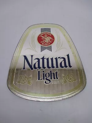 Vtg Anheuser Busch Natural Light Beer Advertising Mirror Sign Bar Pub Beeco • $34.95