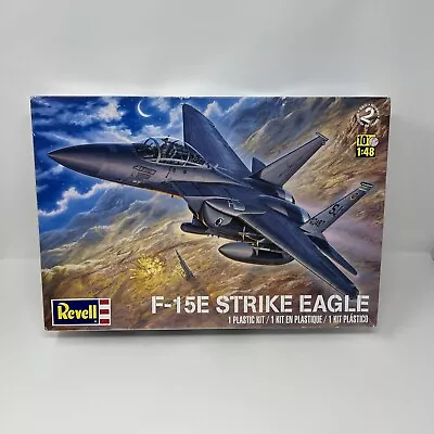 Revell F-15E Strike Eagle Fighter Plane 1:48 Plastic Model Kit 85-5511 Open Box • $30