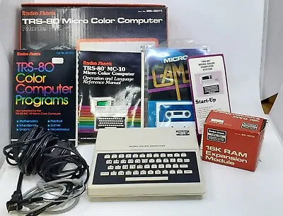 Radio Shack TRS-80 Micro Color Computer MC-10 26-3011 & 16k RAM MINT CONDITION • $599.99