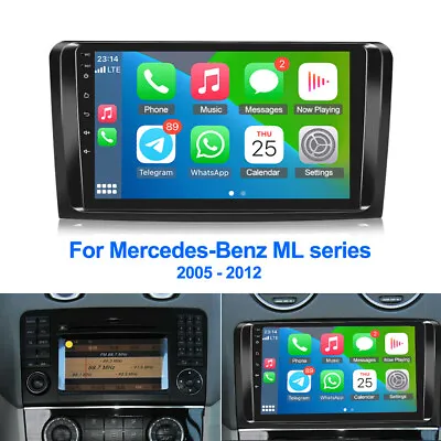9  Android 13 Car Radio GPS Stereo For Mercedes Benz ML-W164 ML350 GL-X164 GL500 • $144.99