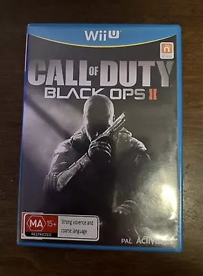 Call Of Duty Black Ops II 2 Nintendo Wii U Game Complete PAL VGC Free Post AUS! • $15.50