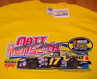 MATT KENSETH #17 NASCAR T-Shirt LARGE NEW W/ TAG • $17.50