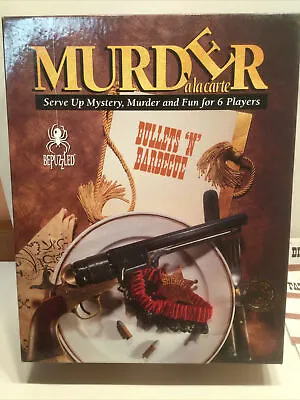 Vintage Murder Ala Carte  Bullets & Barbecue  By BePuzzled - 1994 Ed W/ Extras • $6.99