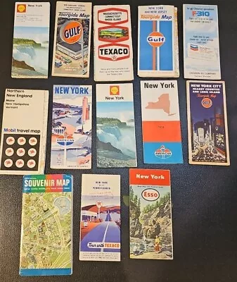 Vintage Road Maps LOT (U.S. Northeast And World's Fair)  • $2.25