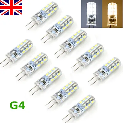 £5.20 • Buy 10pcs G4 LED Bulbs 1.5W Capsule Replace Halogen Bulb DC 12V Light Bulb Lamps UK