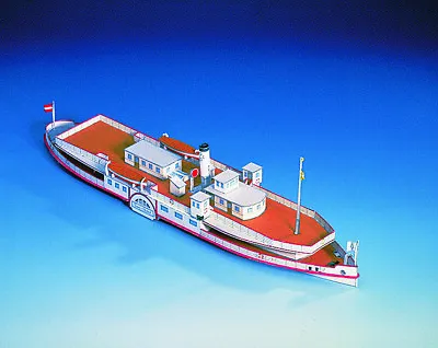 Card Model Kit – Danubian Steam Ship “Franz Schubert’ • £12.95