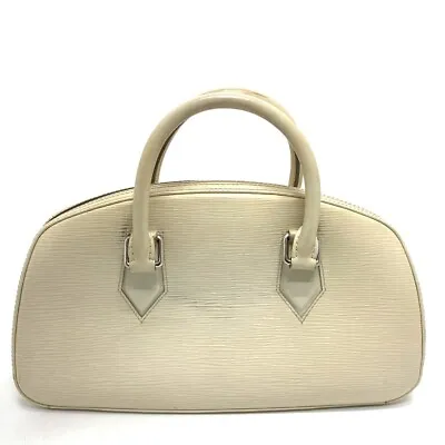 LOUIS VUITTON M5285J Epi Jasmine Fashion Accessories Hand Bag Epi Leather White • $375.13