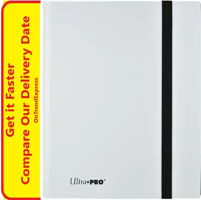 ULTRA PRO ECLIPSE WHITE PRO BINDER FOLDER ALBUM 9 18 POCKET Yugioh MTG Pokemon • $37.85