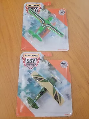 Matchbox Sky Busters Diecast AirPlane Toy Lot Biplane Cessna Caravan NEW In Box • $15