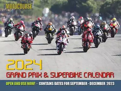 2024 Grand Prix & Superbike Wall Calendar • $12.95