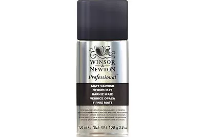 Winsor & Newton Artists Picture Varnish For Oil Alkyd & Acrylic Matt 150ml Spray • £10.35