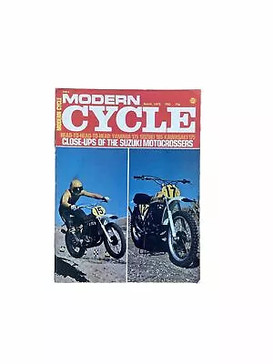 Vintage Modern Cycle Magazine March 1973 • $12