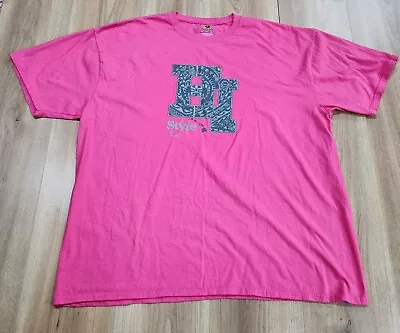 Mossy Oak Mens Sz 2XL  HI Style  Printed Short Sleeve T-Shirt Pink • $7.95
