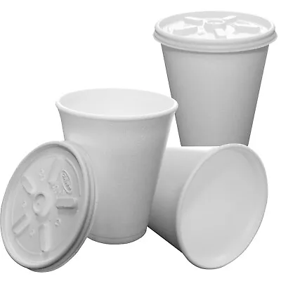 £6.99 • Buy DART 7/10/12oz Polystyrene Insulated Hot Cold Cofee Soup Gravy Re-Usable Cups