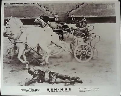 Ben-Hur 8 X 10 Still 1960 Charlton Heston & Stephen Boyd! • $5.29