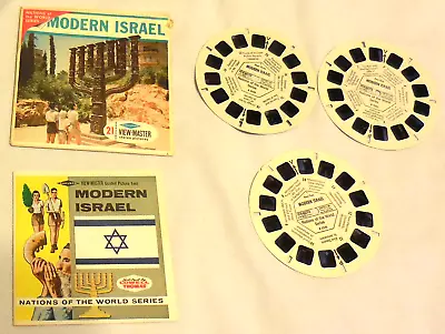 3 ReelsModern Israel Nation Of The World View-Master Packet 2241 22422243 VTG • $6.50