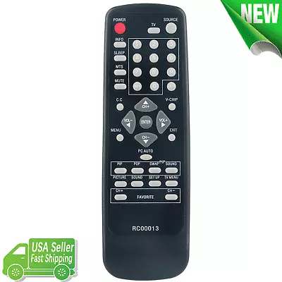 RC00013 Replacement TV Remote Control For ViewSonic LCDTV Display N2750W N2750 • $11.99