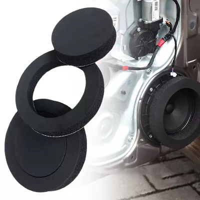 £5.99 • Buy 2Pcs 6.5inch Car Door Audio Speaker Bass Soundproof Foam Ring Insulation Mat Pad