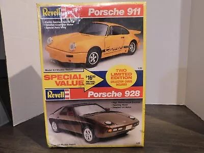 Revell Porsche 911 & Porsche 928 Limited Edition 1:25 Model Kit #2 NEW SEALED • $90