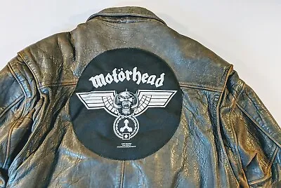 $325 • Buy Motorhead, Metallica, Megadeth, Motley Crue, G1 Leather Mens Jacket Size L.
