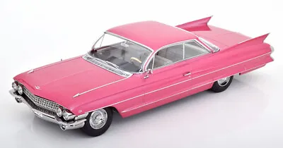 KK Scale 1/18 1961 Cadillac Coupe DeVille Series 62 Metallic Pink 181254 New • £99.99