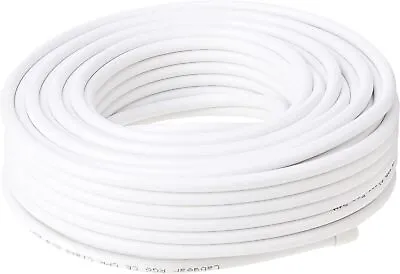 Labgear Coax Cable 25m RG6 White 27600FW25 Aerial & Satellite Cable Coaxial • £9.41