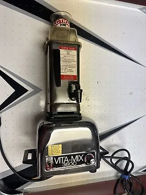 VITA-MIX 3600 Stainless Steel Blender Juicer Mixer - No Pusher Tested • $75