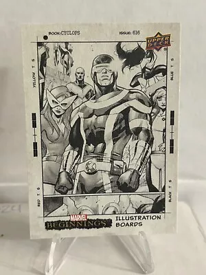 2022 Marvel Beginnings Vol 2 Series 1 Illustration Boards Cyclops #IB-16 • $3.50