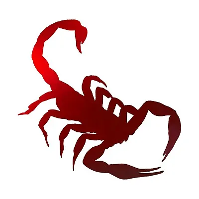 Scorpio Zodiac Decal - Scorpion Sticker - Choose Chrome Color And Size • $8.32