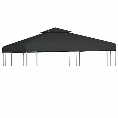 3x3m Gadern Gazebo Cover  Canopy Roof Replacement Shade Marquee Grey S8D8 • $126.34