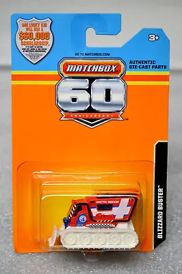 2013 Matchbox / Blizzard Buster / Red / 60th Anniversary • $4.99
