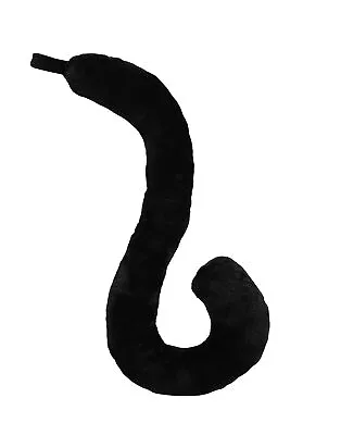 Oversized Long Black Kitty Cat Mouse Tail Bendable Cosplay Costume Accessory • $14.55