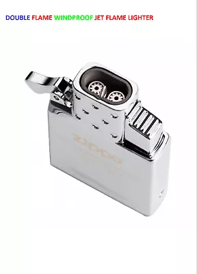 NEW Official Zippo Double Jet Flame Lighter Insert - Goes Inside Zippo Case  • £18.29