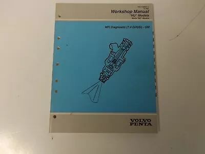 1995 Volvo Penta Factory Workshop Manual 7788854 HU MFI Diagnostics GM 7.4 Gi GS • $21.99
