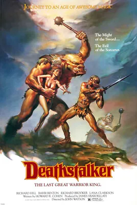 Movie Poster DEATH STALKER  The Last Great Warrior King  Adventure 20x30 • $9.99