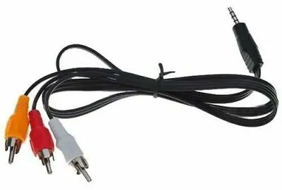 £6.99 • Buy Audio Video Tv Output Cable Lead For Panasonic Nv-gs10 Gs17 Gs21 Gs22 Gs27 Gs30